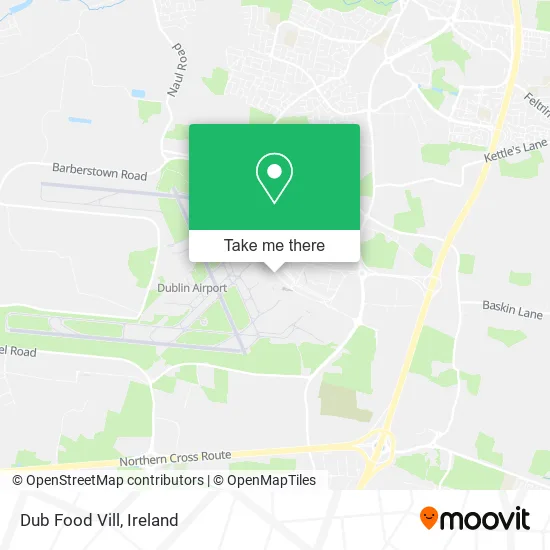Dub Food Vill map