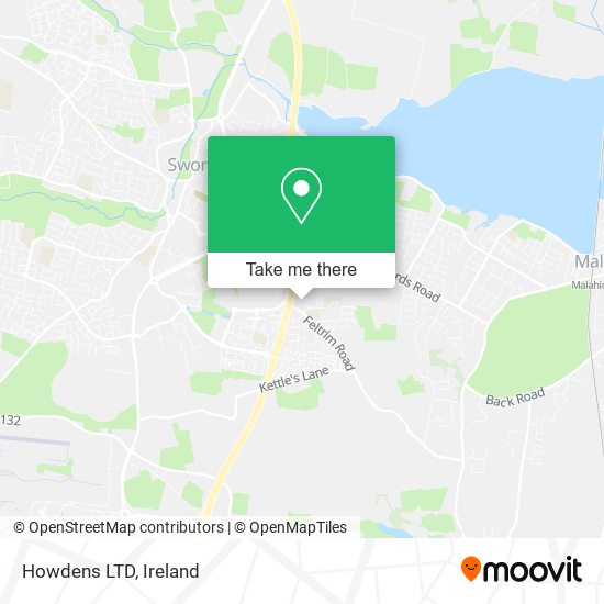 Howdens LTD map