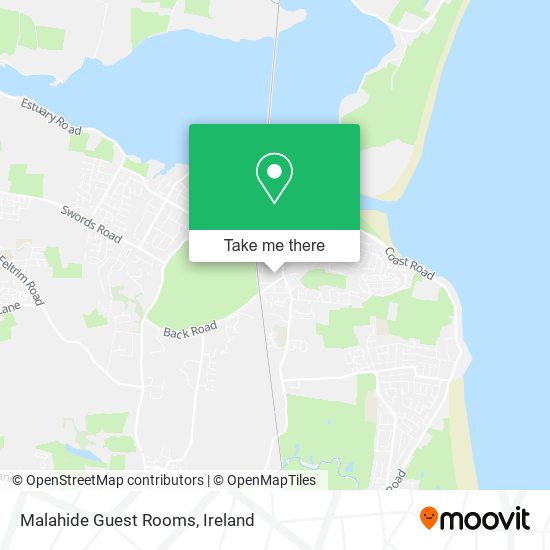 Malahide Guest Rooms map