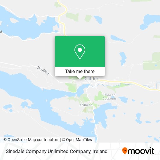 Sinedale Company Unlimited Company map