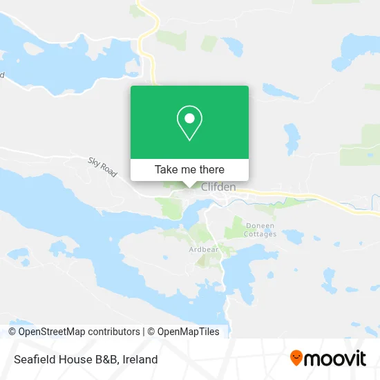 Seafield House B&B map