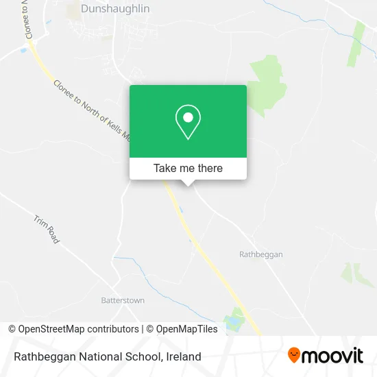 Rathbeggan National School map