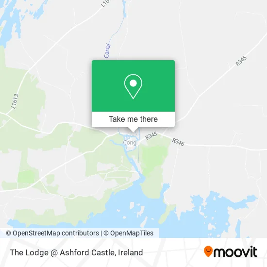 The Lodge @ Ashford Castle map