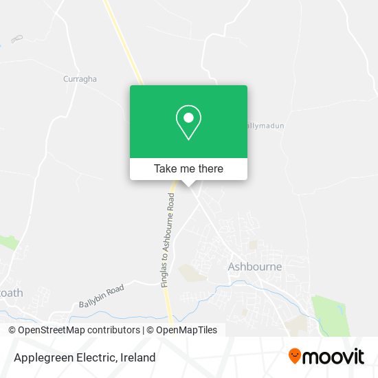 Applegreen Electric map