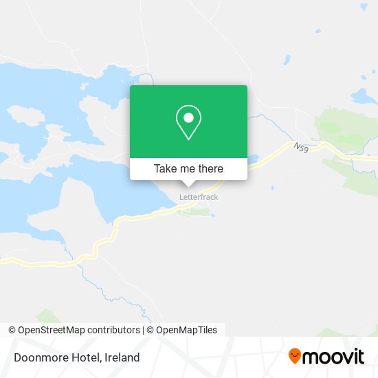 Doonmore Hotel map