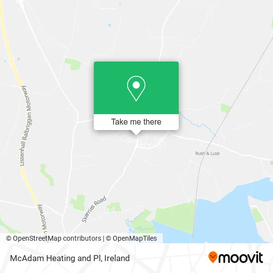 McAdam Heating and Pl map