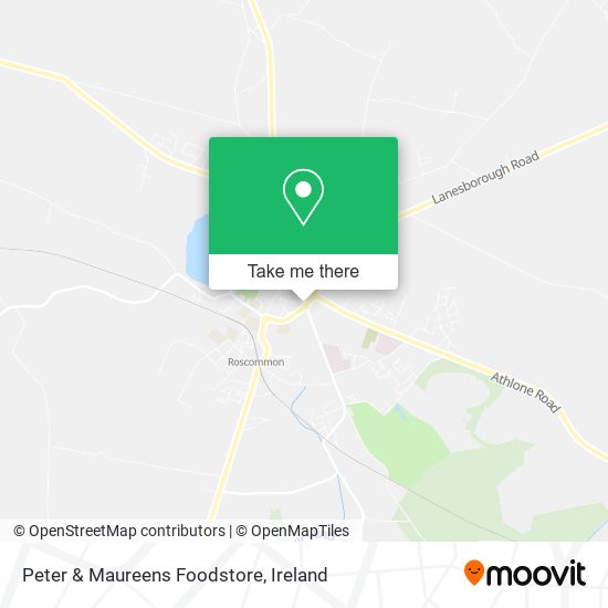 Peter & Maureens Foodstore map