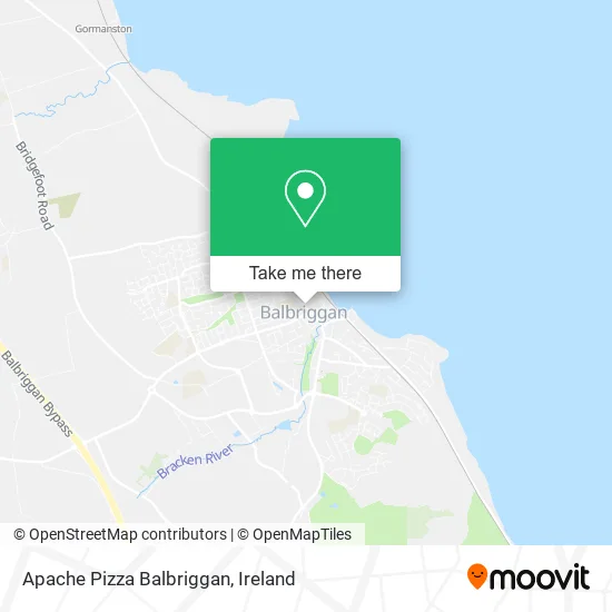 Apache Pizza Balbriggan map