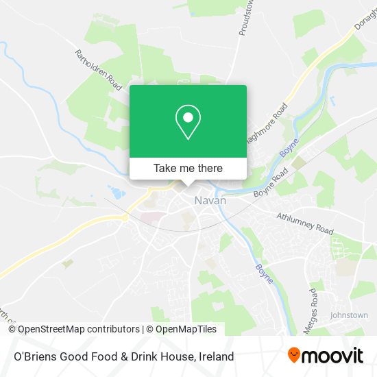 O'Briens Good Food & Drink House map