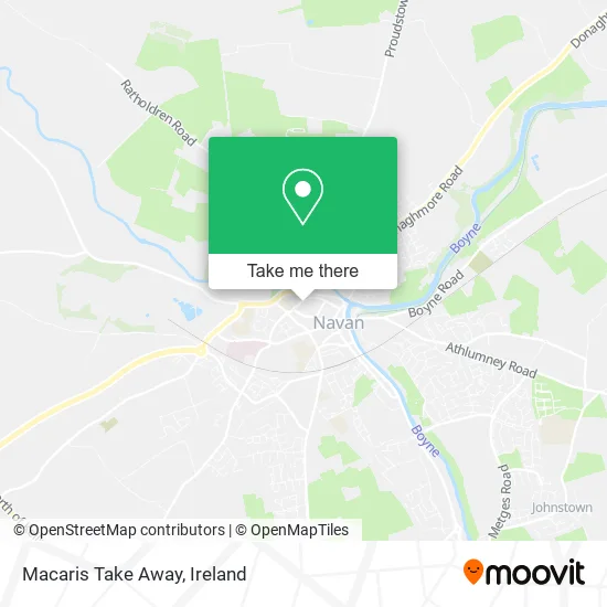 Macaris Take Away map