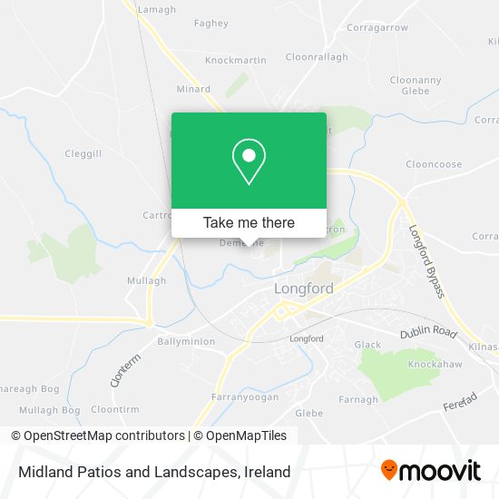 Midland Patios and Landscapes map