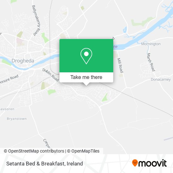 Setanta Bed & Breakfast map