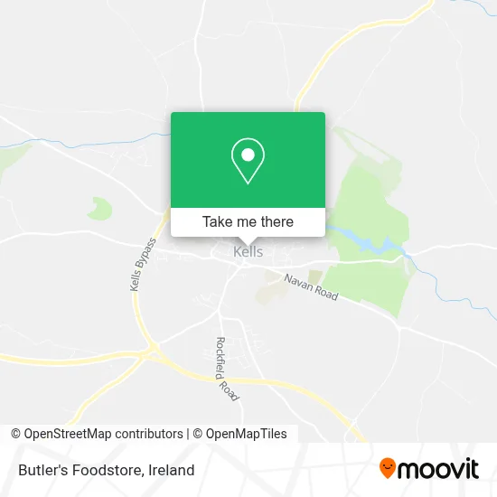 Butler's Foodstore map