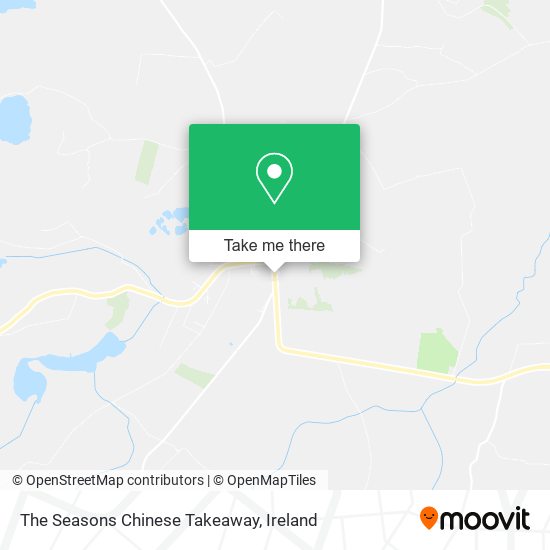 The Seasons Chinese Takeaway map