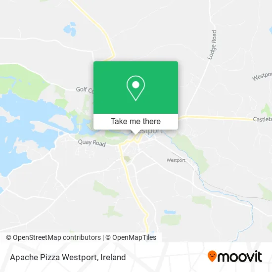 Apache Pizza Westport map