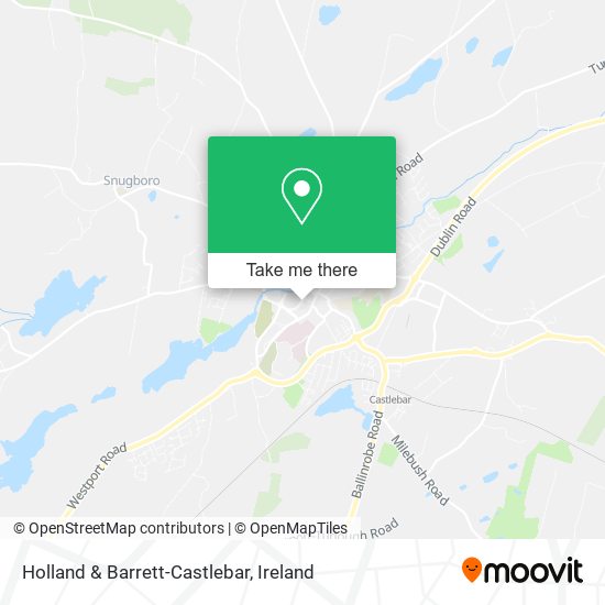 Holland & Barrett-Castlebar map