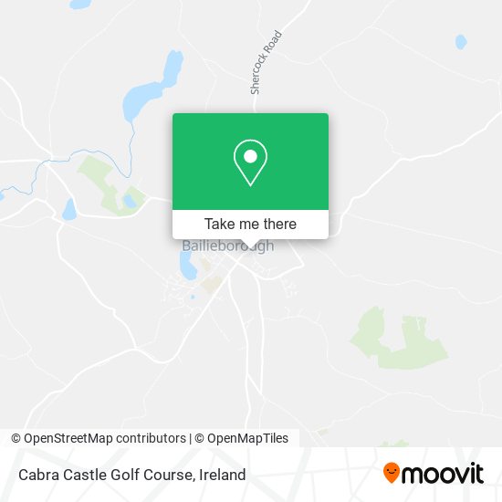 Cabra Castle Golf Course map