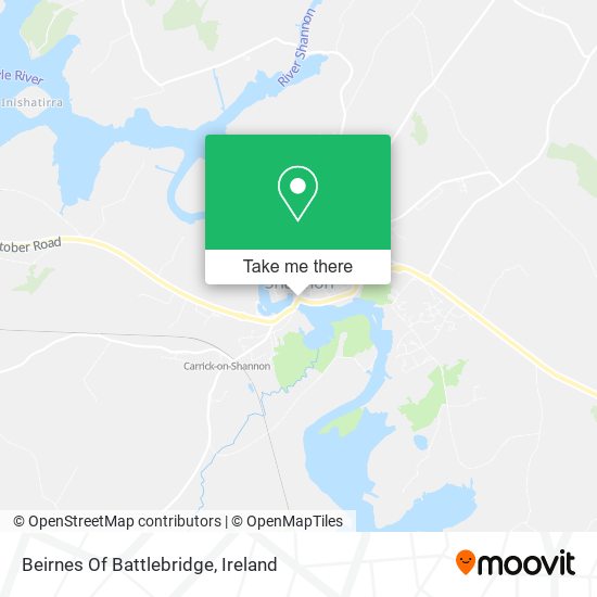 Beirnes Of Battlebridge map