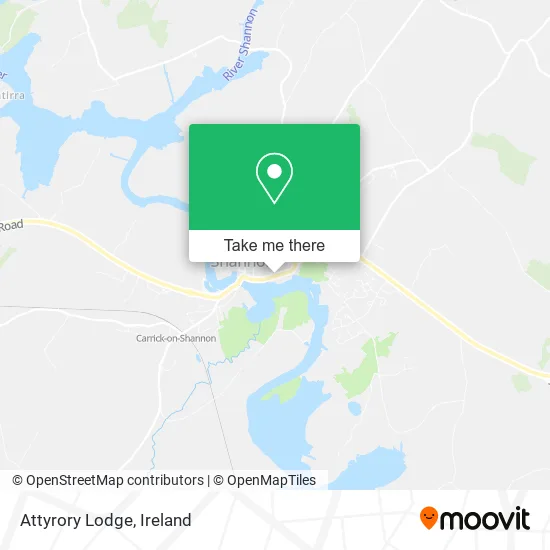 Attyrory Lodge map