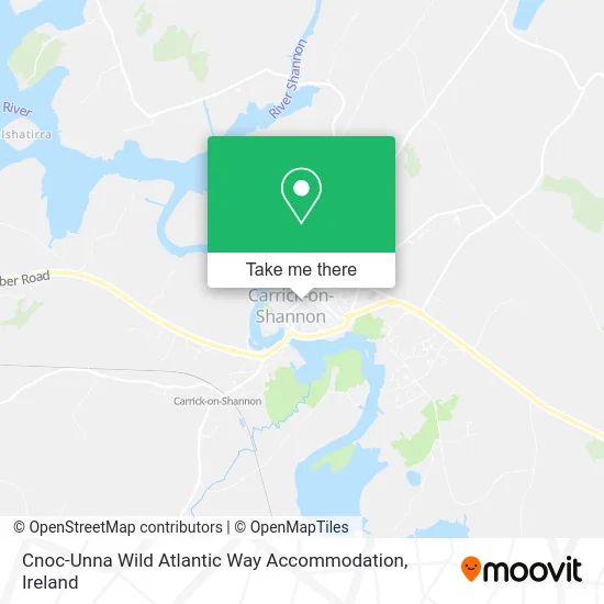 Cnoc-Unna Wild Atlantic Way Accommodation map