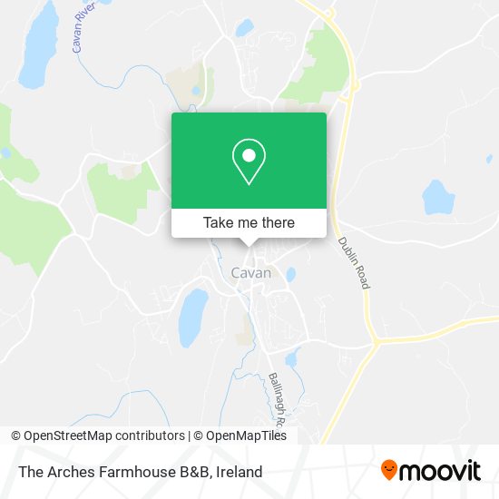 The Arches Farmhouse B&B map