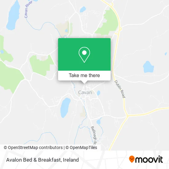Avalon Bed & Breakfast map