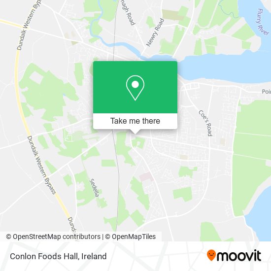 Conlon Foods Hall map