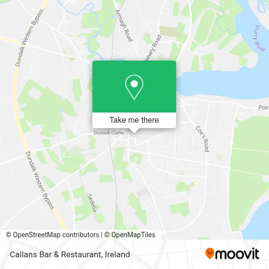 Callans Bar & Restaurant map