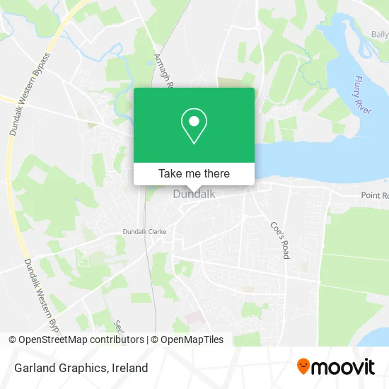 Garland Graphics map