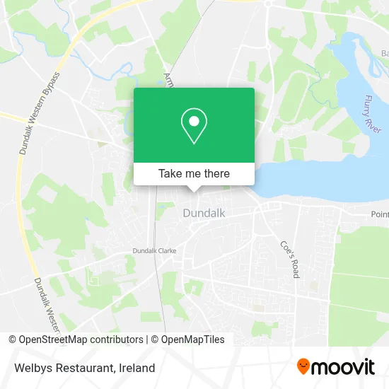 Welbys Restaurant map
