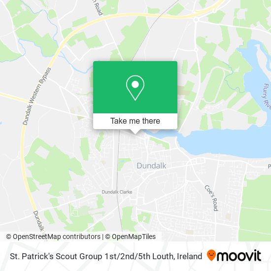 St. Patrick's Scout Group 1st / 2nd / 5th Louth map