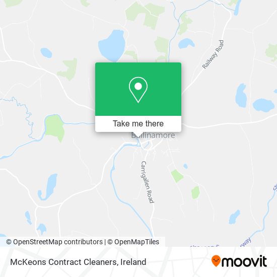 McKeons Contract Cleaners map