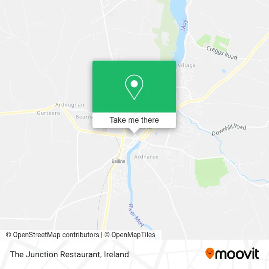 The Junction Restaurant map