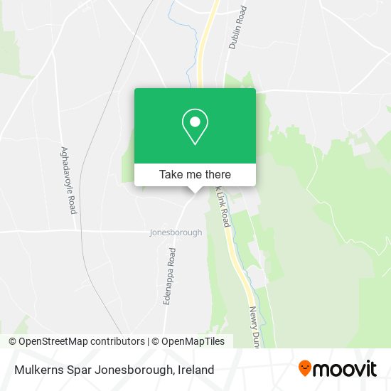 Mulkerns Spar Jonesborough map