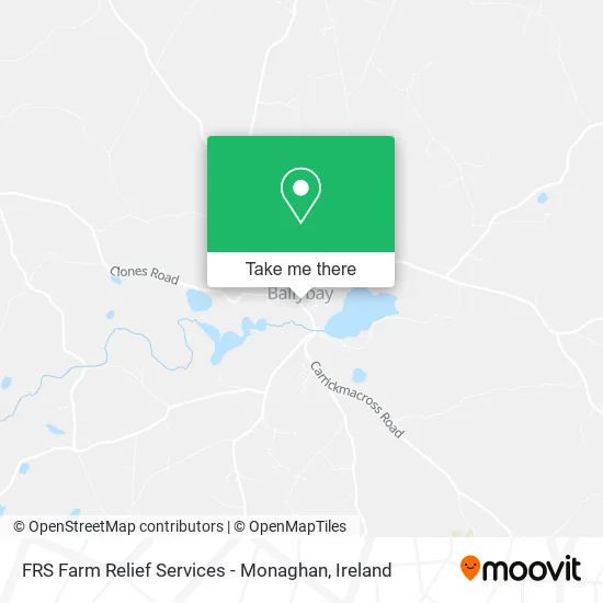 FRS Farm Relief Services - Monaghan map