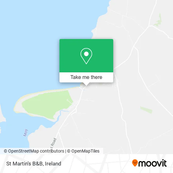 St Martin's B&B map