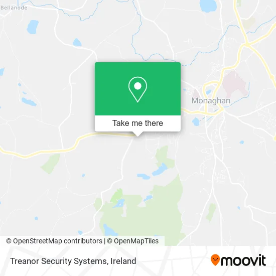 Treanor Security Systems map