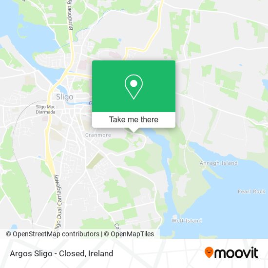 Argos Sligo - Closed map