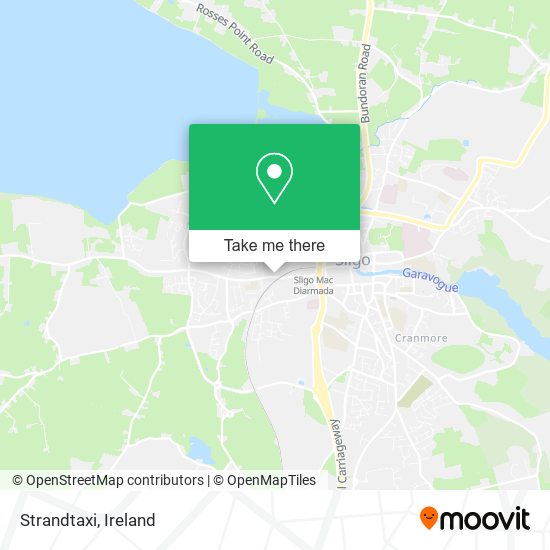 Strandtaxi map