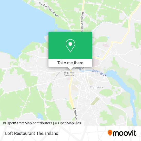 Loft Restaurant The map