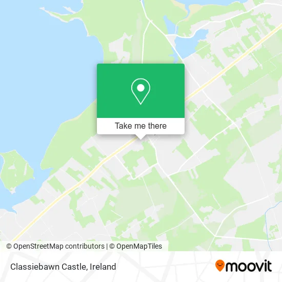 Classiebawn Castle map