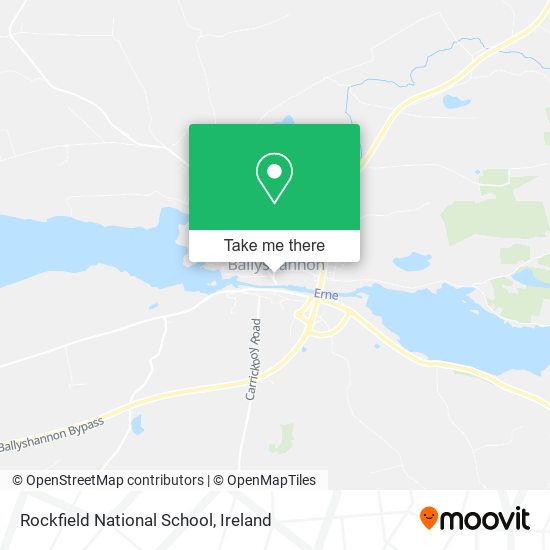 Rockfield National School map