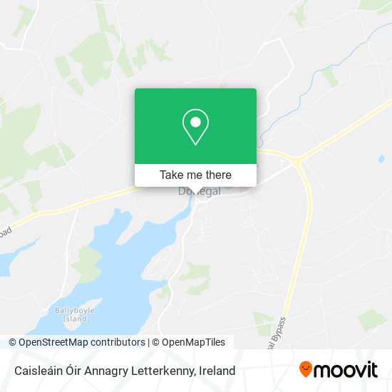 Caisleáin Óir Annagry Letterkenny map