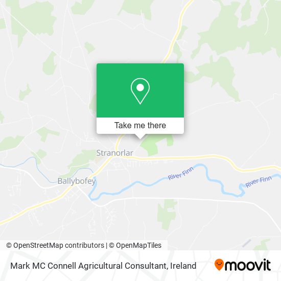 Mark MC Connell Agricultural Consultant map