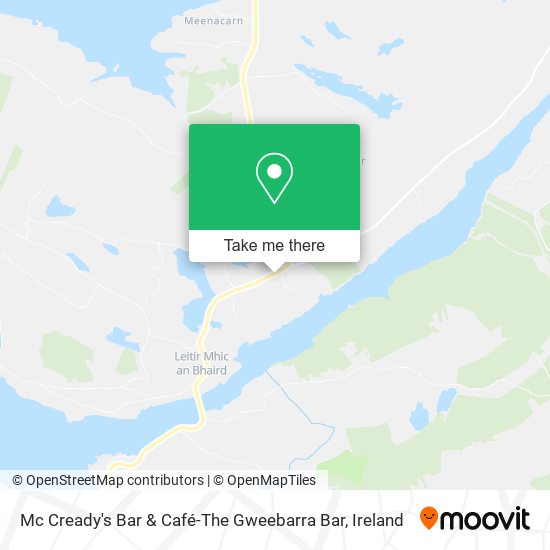 Mc Cready's Bar & Café-The Gweebarra Bar map