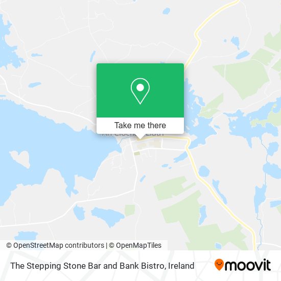 The Stepping Stone Bar and Bank Bistro map