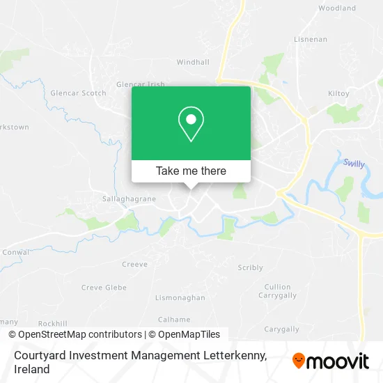Courtyard Investment Management Letterkenny map