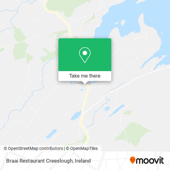 Braai Restaurant Creeslough map