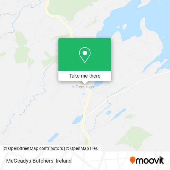 McGeadys Butchers map