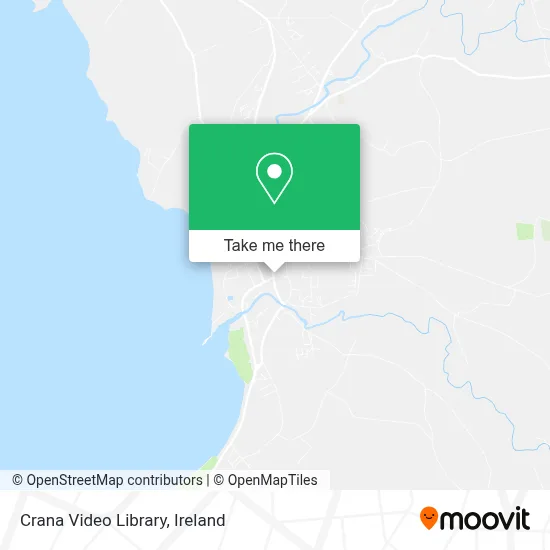Crana Video Library map
